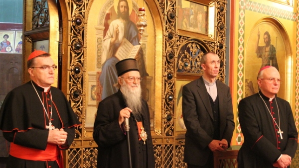Надбискуп Бозанић и митрополит Јован заједно на служби