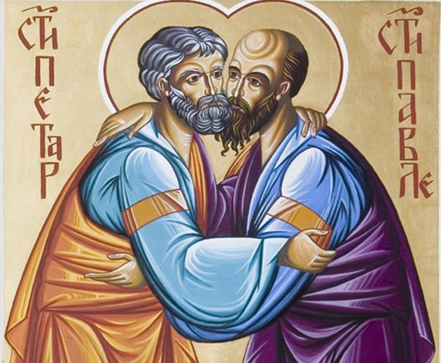 Свети апостоли Петар и Павле и беседа о страху Божјем